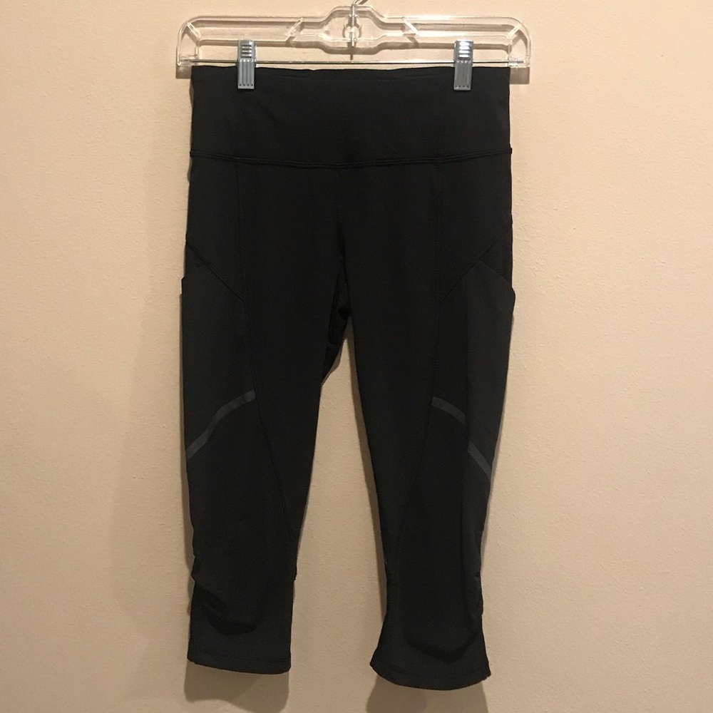 Cropped Black Lululemon Leggings